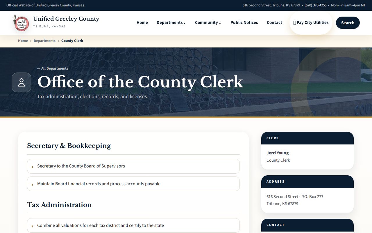 Horace court docket official contact source